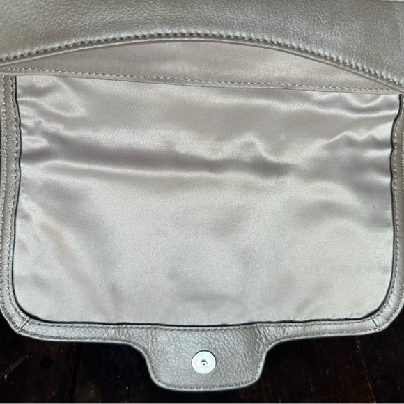 Coach Taylor Flap Adjustable Shoulder Crossbody Bag in Champagne - Picture 7 of 9